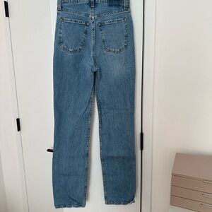 Abercrombie 90s Straight Ultra High Rise Blue Women's Jeans